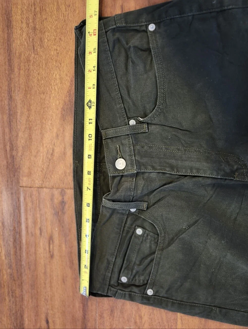 Mens Levi Strauss Olive Green Not Perfect Color In Picture Jeans 32 X 34